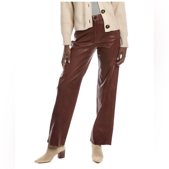 rag & bone Pants - Rag & Bone Shea Lamb Leather Brown Pants Sz. 29 WAW24F7017T417​​